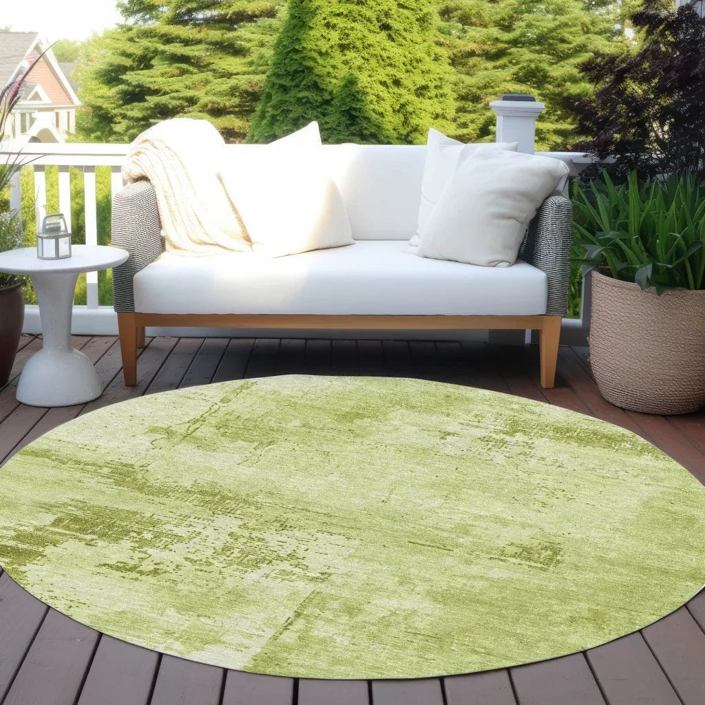 LOOMLAN Rugs Cassiva Lime Washable Indoor-Outdoor Rug