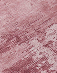 LOOMLAN Rugs Cassiva Pink Washable Indoor-Outdoor Rug