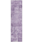 LOOMLAN Rugs Cassiva Purple Washable Indoor-Outdoor Rug