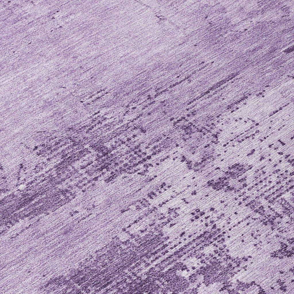 LOOMLAN Rugs Cassiva Purple Washable Indoor-Outdoor Rug