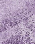 LOOMLAN Rugs Cassiva Purple Washable Indoor-Outdoor Rug