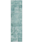 LOOMLAN Rugs Cassiva Teal Washable Indoor-Outdoor Rug