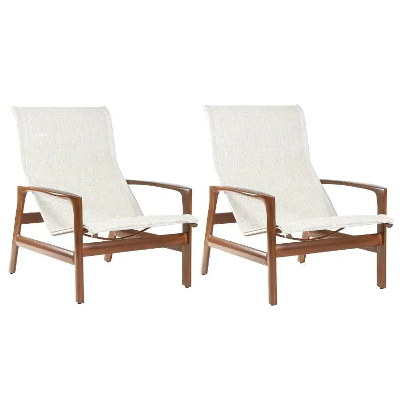 Castelle Berkeley Padded Sling Lounge Chair Set Cover by Castelle