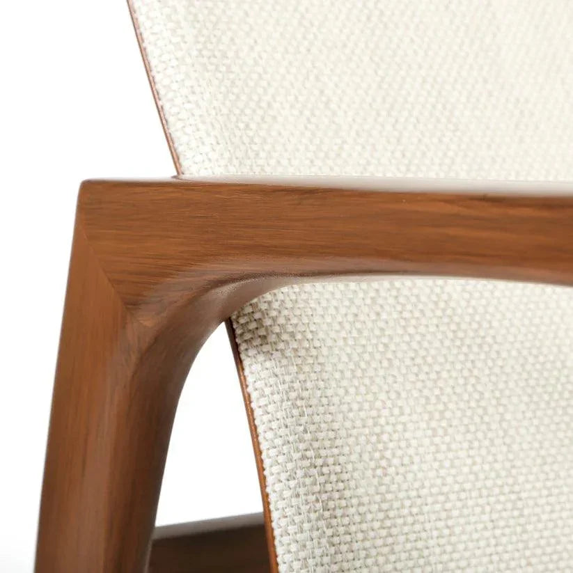 Castelle Castelle Berkeley Sling Swivel Rocker Dining Chair