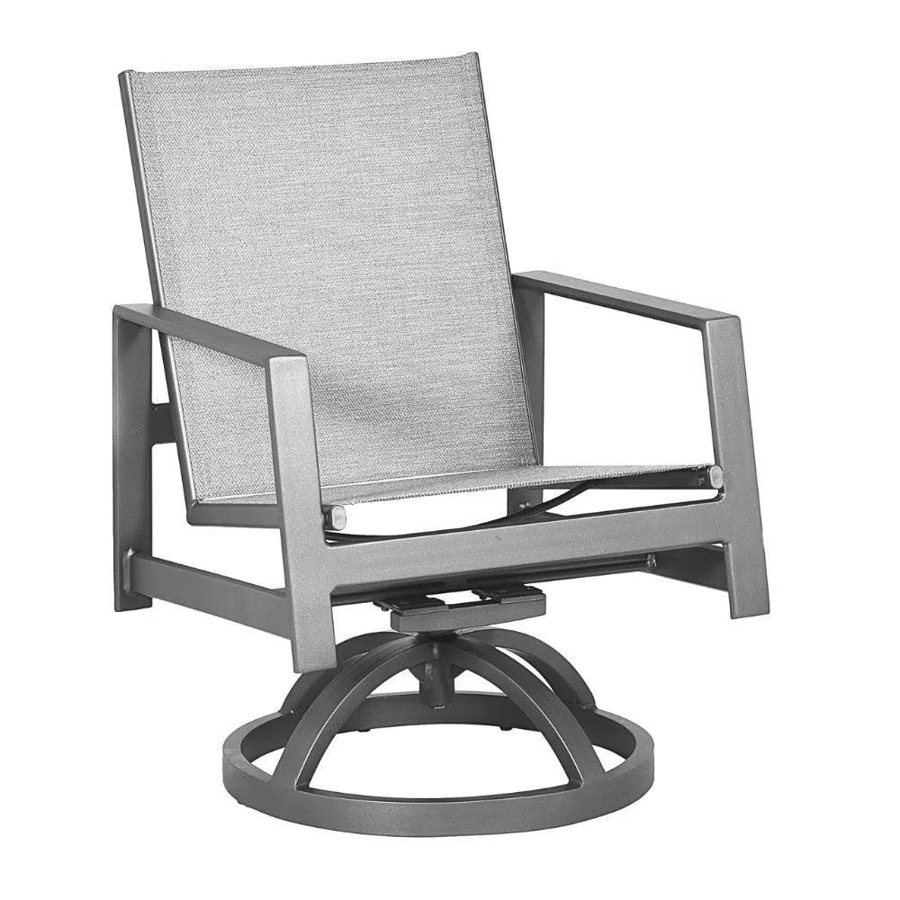 Castelle Castelle Prism Sling Swivel Rocking Dining Chair