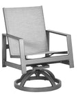 Castelle Castelle Prism Sling Swivel Rocking Dining Chair