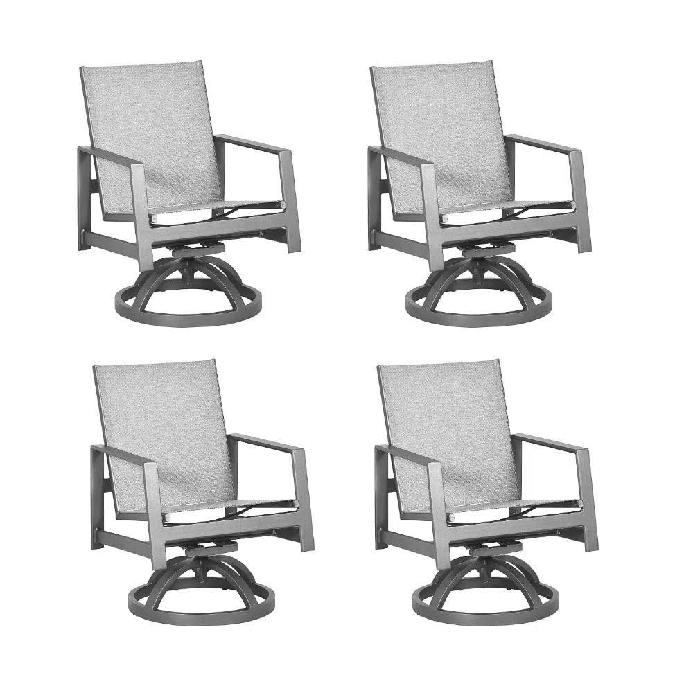Castelle Castelle Prism Sling Swivel Rocking Dining Chair