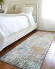 LOOMLAN Rugs Celera Teal Washable Indoor-Outdoor Rug
