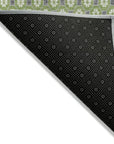 LOOMLAN Rugs Chantelle Green Washable Indoor-Outdoor Rug