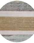 LOOMLAN Rugs Chantissa Brown Washable Indoor-Outdoor Rug