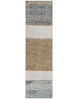 LOOMLAN Rugs Chantissa Brown Washable Indoor-Outdoor Rug