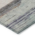 LOOMLAN Rugs Chantissa Brown Washable Indoor-Outdoor Rug