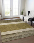 LOOMLAN Rugs Chantissa Coffee Washable Indoor-Outdoor Rug
