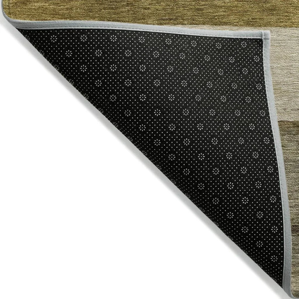 LOOMLAN Rugs Chantissa Coffee Washable Indoor-Outdoor Rug