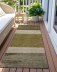 LOOMLAN Rugs Chantissa Coffee Washable Indoor-Outdoor Rug