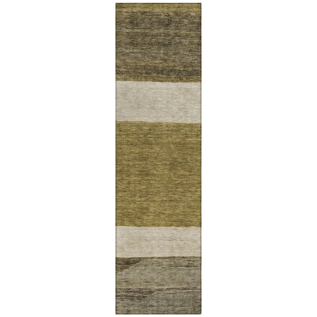 LOOMLAN Rugs Chantissa Coffee Washable Indoor-Outdoor Rug