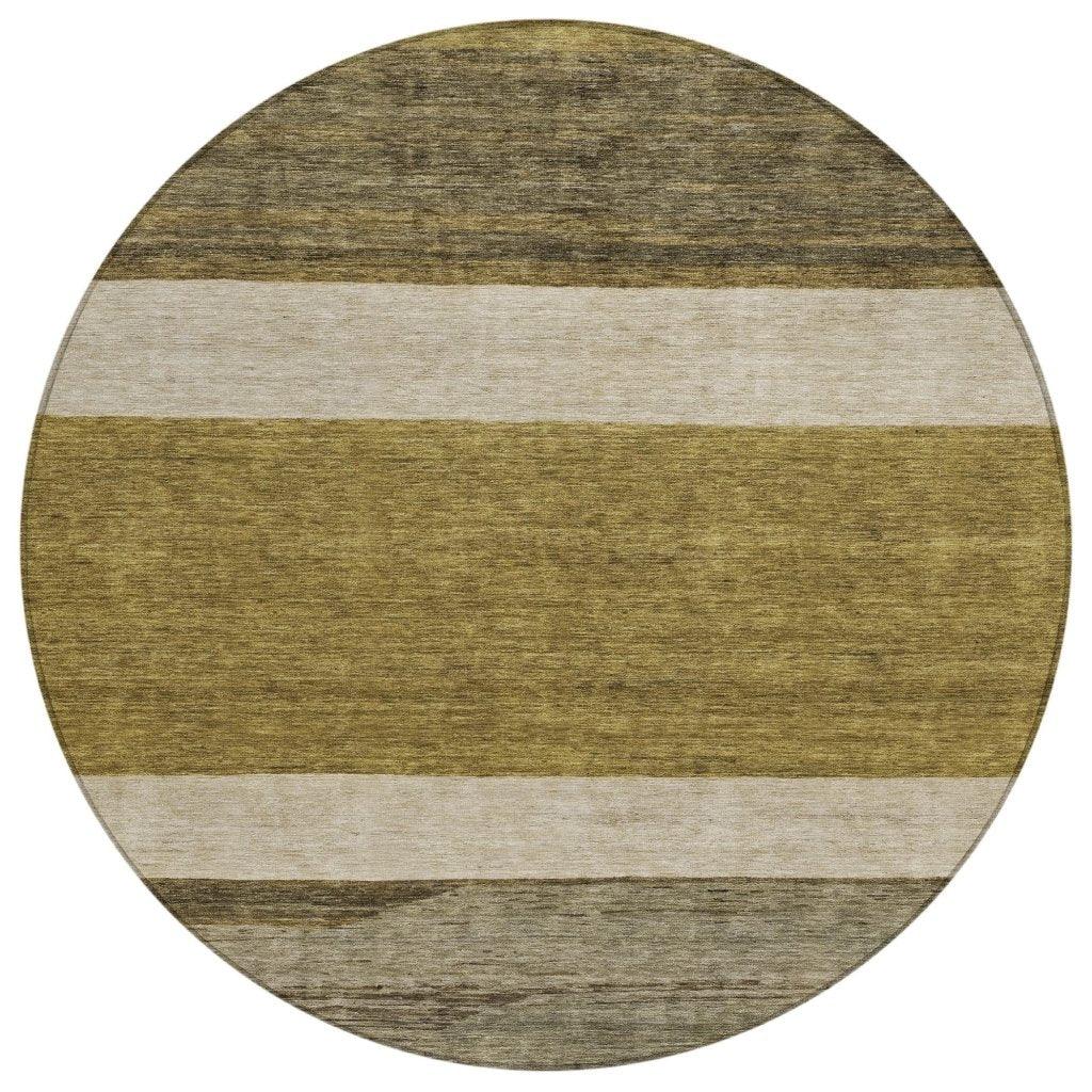 LOOMLAN Rugs Chantissa Coffee Washable Indoor-Outdoor Rug