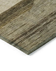 LOOMLAN Rugs Chantissa Coffee Washable Indoor-Outdoor Rug