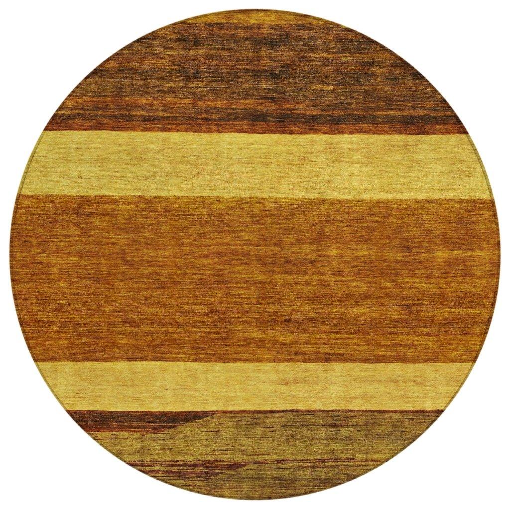 LOOMLAN Rugs Chantissa Orange Washable Indoor-Outdoor Rug