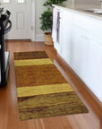 LOOMLAN Rugs Chantissa Orange Washable Indoor-Outdoor Rug
