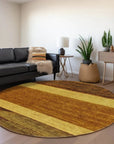 LOOMLAN Rugs Chantissa Orange Washable Indoor-Outdoor Rug