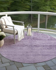 LOOMLAN Rugs Charix Purple Washable Indoor-Outdoor Rug