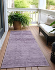 LOOMLAN Rugs Charix Purple Washable Indoor-Outdoor Rug