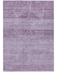 LOOMLAN Rugs Charix Purple Washable Indoor-Outdoor Rug