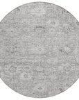 LOOMLAN Rugs Chroma Gray Washable Indoor-Outdoor Rug