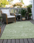 LOOMLAN Rugs Chroma Green Washable Indoor-Outdoor Rug