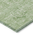 LOOMLAN Rugs Chroma Green Washable Indoor-Outdoor Rug