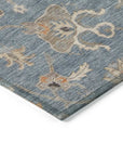 LOOMLAN Rugs Clara Blue Washable Indoor-Outdoor Rug