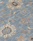 LOOMLAN Rugs Clara Blue Washable Indoor-Outdoor Rug