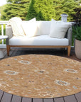 LOOMLAN Rugs Clara Orange Washable Indoor-Outdoor Rug