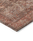 LOOMLAN Rugs Clarina Red Washable Indoor-Outdoor Rug