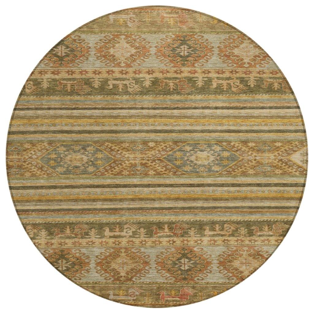 LOOMLAN Rugs Claritha Beige Washable Indoor-Outdoor Rug