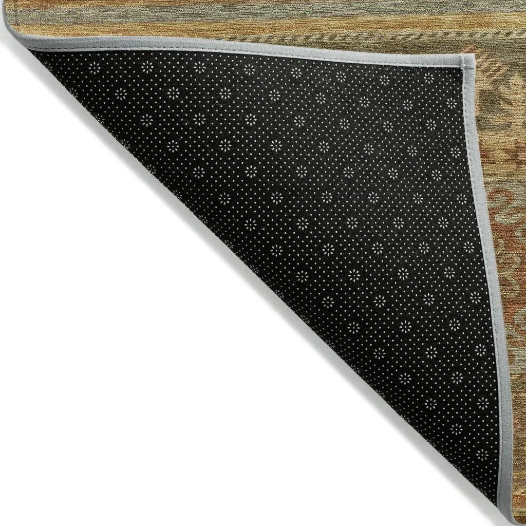 LOOMLAN Rugs Claritha Beige Washable Indoor-Outdoor Rug