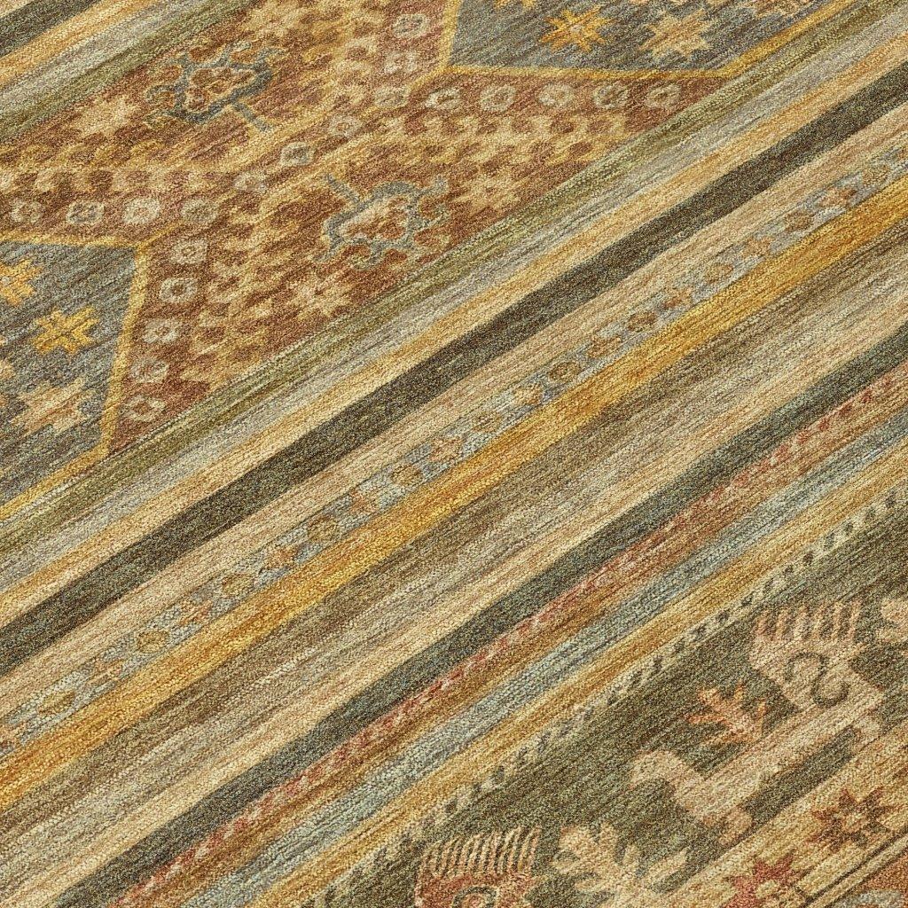 LOOMLAN Rugs Claritha Beige Washable Indoor-Outdoor Rug