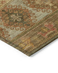 LOOMLAN Rugs Claritha Beige Washable Indoor-Outdoor Rug