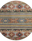 LOOMLAN Rugs Claritha Orange Washable Indoor-Outdoor Rug