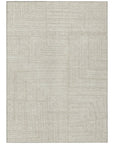 LOOMLAN Rugs Clayra Beige Washable Indoor-Outdoor Rug