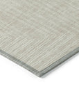 LOOMLAN Rugs Clayra Beige Washable Indoor-Outdoor Rug