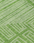 LOOMLAN Rugs Clayra Green Washable Indoor-Outdoor Rug