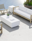 Coastal Teak Sunbrella Outdoor Couch - LOOMLAN - Sunset West - Outdoor Sofas & Loveseats