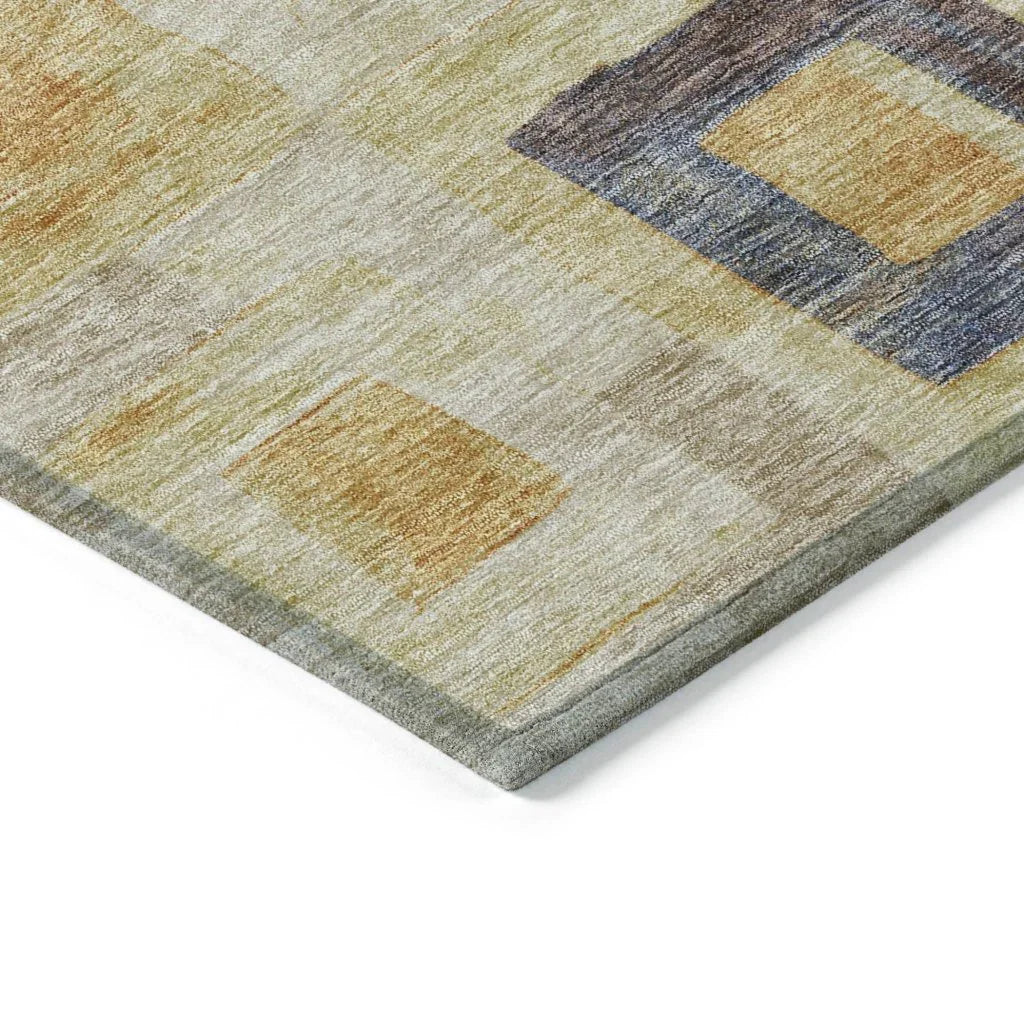 LOOMLAN Rugs Cora Ivory Washable Indoor-Outdoor Rug