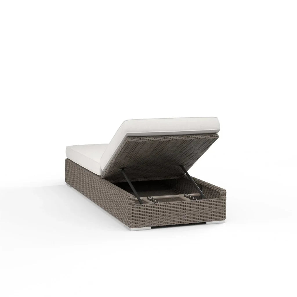 Coronado Sunbrella Adjustable Outdoor Chaise - LOOMLAN - Sunset West - Outdoor Chaises