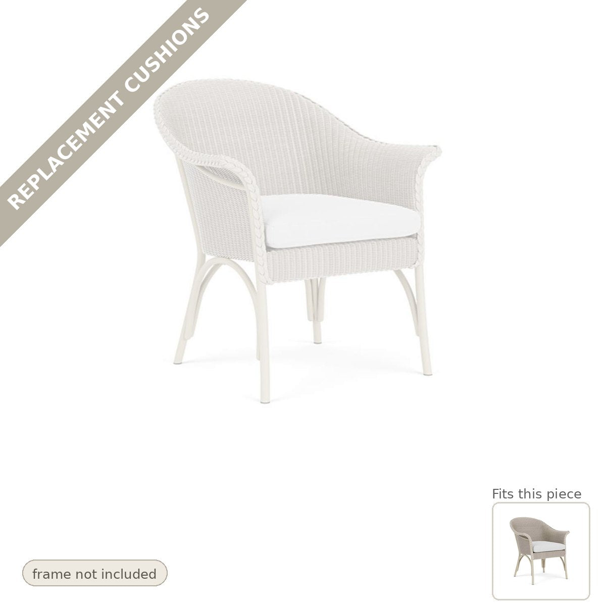 Cushions: Replacement Cushion For All Seasons Outdoor Chair - Made to Order in the USA