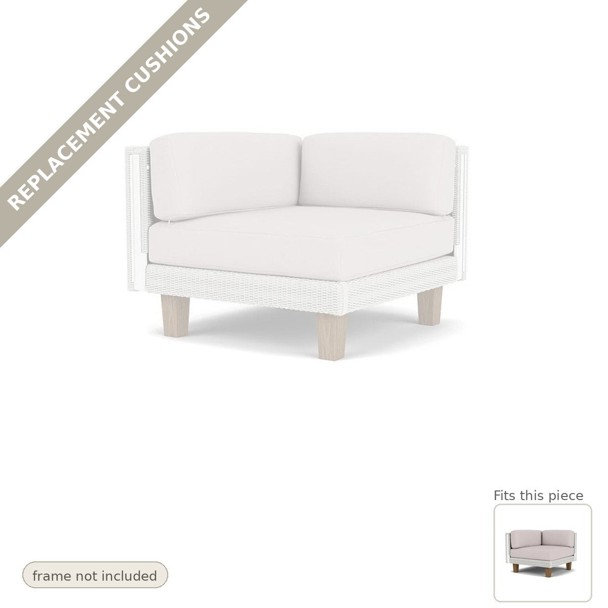 Cushions: Replacement Cushions For Catalina Corner Sectional - Made to Order in the USA