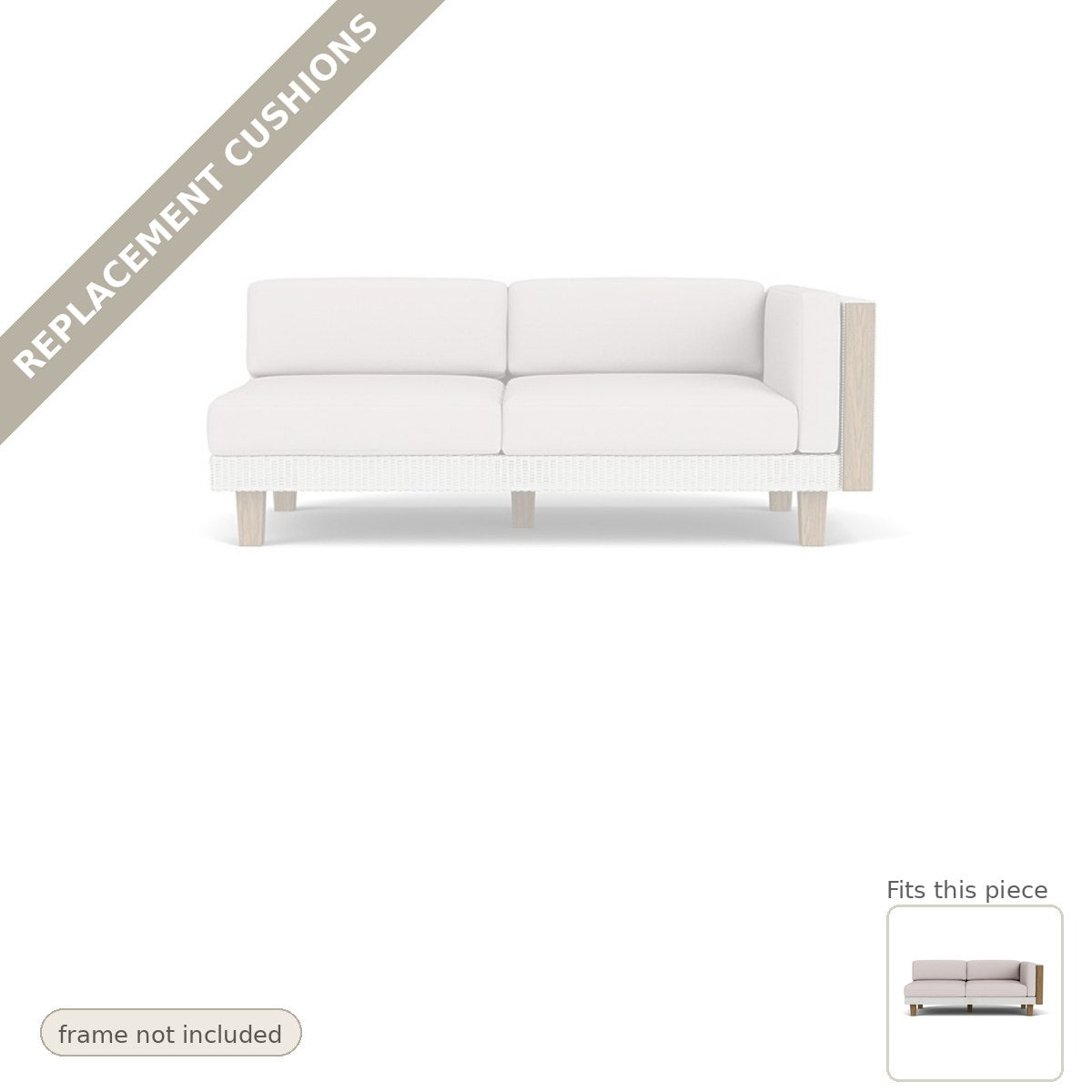 Cushions: Replacement Cushions For Catalina Deep Seat Sofa - Made to Order in the USA