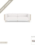Cushions: Replacement Cushions For Catalina Sunbrella Lounge Sofa - Made to Order in the USA